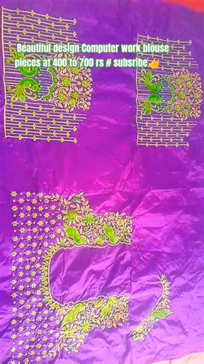 New design computer work blouse pieces 😍👌👍#youtube shorts #new