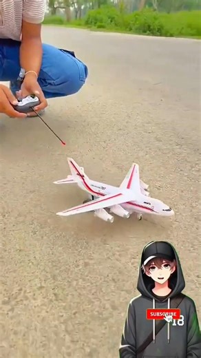 Remote control airplane Unboxing🧡#shortsfeed