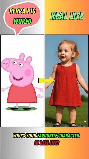 🐷 Peppa Pig Characters Reimagined as Humans! | See Their Stunning Real-Life Transformations!