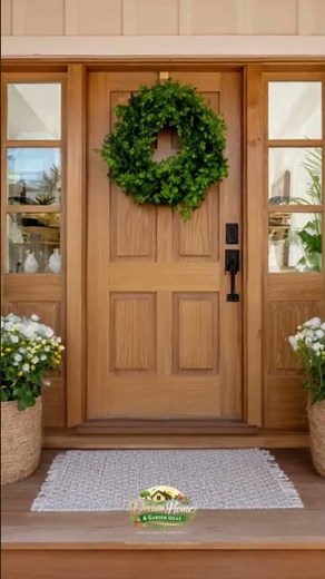 🏡🌿 Front Porch Makeover! Budget Farmhouse Curb Appeal with Potted Plant Layering 🌼✨