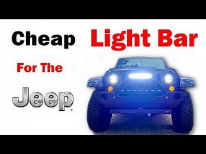 Rough Country LED Light Bar Installation and Test