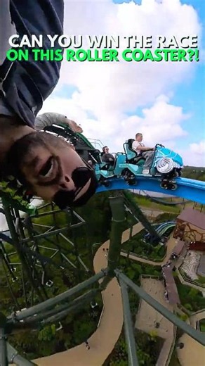 Can You WIN The RACE On This Roller Coaster? | Yoy Thrill POV at Walibi Holland