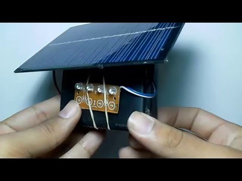 Como Hacer Una Lampara Solar // How to Make a Sunlamp