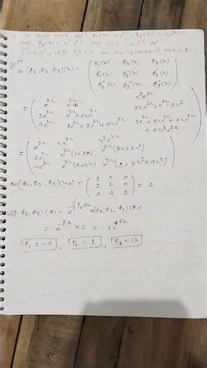 🔥 Wronskian Trick in 30 Sec | ODE PYQ Solution 🚀 CSIR NET IIT JAM GATE Maths #Shorts