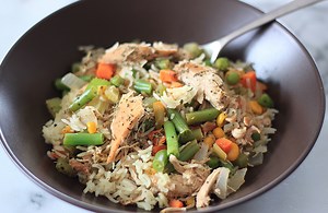 Shredded Chicken with Veggies & Rice - A Little Nutrition - Winnipeg Nutrition Dietitian   Therapy Services