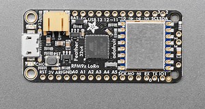 Feather of the Day: Adafruit Feather 32u4 RFM96 LoRa Radio – 433MHz – RadioFruit #Adafruit #Feather @MicrochipMakes