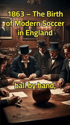 1863 – The Birth of Modern Soccer in England #footballdocumentary #englishfootball #soccerrules