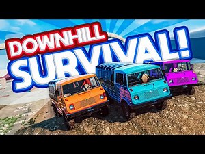 Downhill SURVIVAL With Neilogical & Camodo Gaming | BeamNG Drive