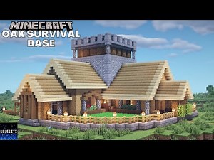 Minecraft Tutorial - How to Build an Ultimate Oak Survival Base #17