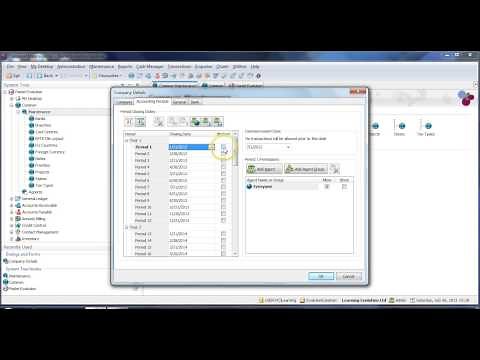 Lesson 2 Sage Evolution -Setting Periods & Currency