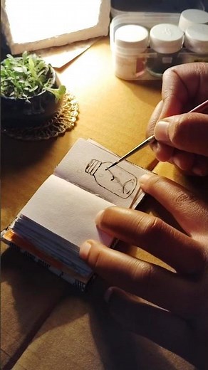 How to draw lightning bugs in a jar #bugs #art