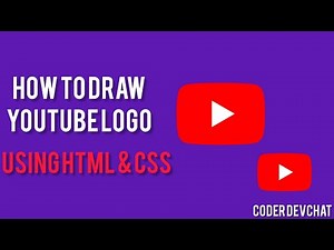 How To Make YouTube Logo Using HTML & CSS Without Talking