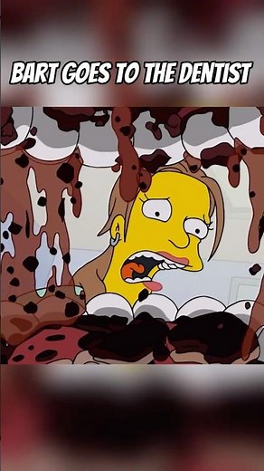 Bart Goes To the Dentist #ytshorts #clips #foryou #simpsons #thesimpsons #tiktok #reels #movie#bart