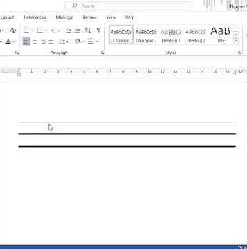 Cách tạo đường kẻ nhanh trong Microsoft Word giúp ngăn chia văn bản - Tin Học Văn Phòng #msword