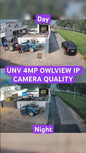 UNV 4MP Owl view IP Camera Day and Night Quality. Model No : IPC2314SR-ADF28KM-WP
