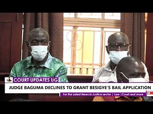 Judge Baguma declines to grant Dr. Besigye and Lutale bail.#courtupdatesugofficial
