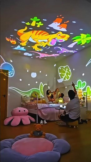 Rotating Bunny Projection Lamp #gadgets #product #projectorlamp