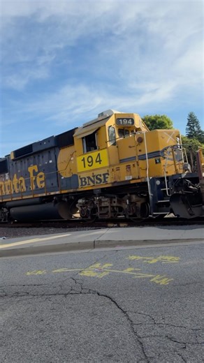The Watson Local with a BNSF blue bonnet! #train #bnsf #trainjourney #railfanning