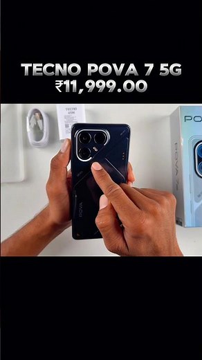 Tecno Pova 7 5G Unboxing + Gaming Test ⚡ 6000mAh Battery | 144Hz Display Beast!