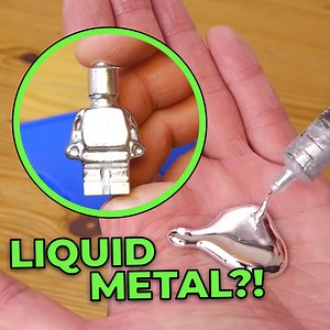 Making Melting Metal Lego Figures! | DaveHax