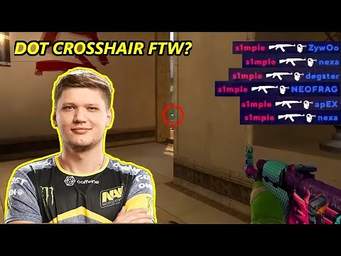 S1mple Dot Crosshair to DOMINATE in BLAST Premier 2022 (settings in the description)