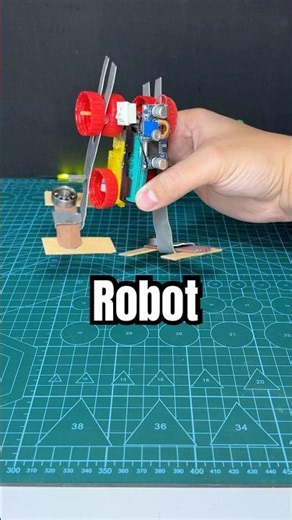 Electric Robot Mechanism #diy #science #craft #shorts