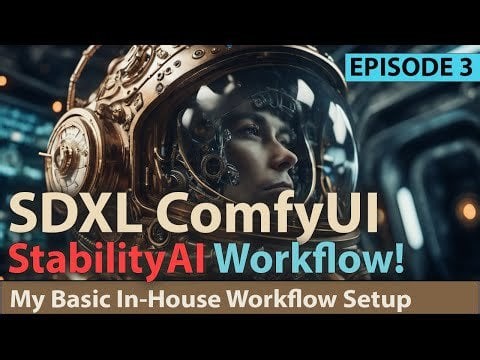 I put together a ComfyUI tutorial on how I setup a core graph for use at Stability for SDXL. Enjoy!