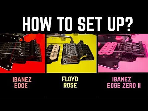 Floating Bridge Guitar | setting up 3 different guitar tremolos