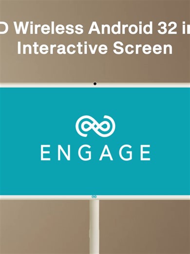 - ENGAGE شاشة لاسلكية تفاعلية 32 بوصة بنظام الاندرويد WIRELESS ANDROID 32 INCH INTERACTIVE SCREEN 4G 📺 Engage, Interact, Connect – ENGAGE Wireless Android 32-Inch Interactive Screen (4G) Transform presentations, learning, and collaboration with the ENGAGE 32-Inch Interactive Screen. Featuring wireless connectivity, Android OS, and 4G capability, it’s designed for dynamic interaction and seamless content sharing. • Screen Size : 32 inches • Resolution : 1920*1080(FHD) • Brightness: 350nits • Ult