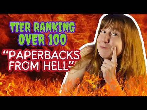 Tier Ranking Every Vintage Horror Book I've Ever Read | Over 100 Paperbacks From Hell - Book Recs