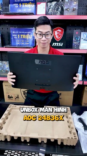 Đập hộp AOC 24B36X: Quá mượt cho phân khúc giá rẻ!