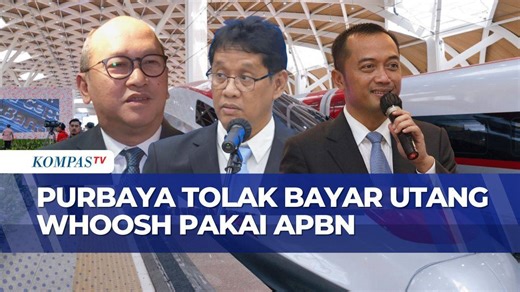 Menkeu Purbaya Tolak Bayar Utang Whoosh Pakai APBN, Mensesneg: Dicari Skema Jalan Keluarnya