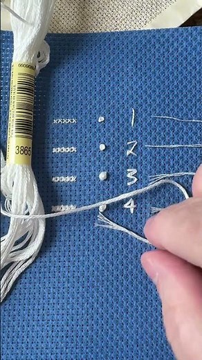 How Many Strands of Floss to Use in Cross Stitch | Beginner Friendly Guide 🧵✨