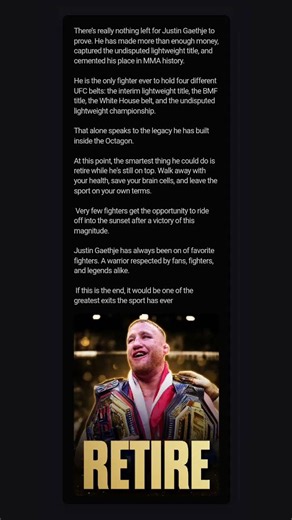 The Unstoppable Legacy of Justin Gaethje: A Champion Beyond Compare"