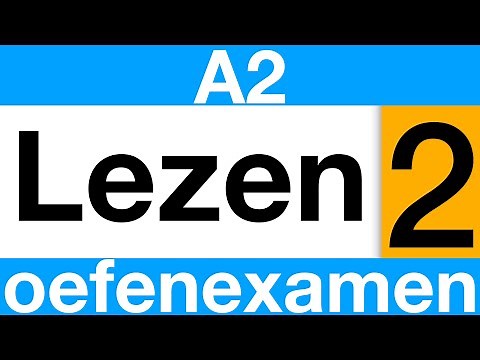 LEZEN A2 INBURGERING oefenexamen 2 2025 NT2 #inburgering #nederlands