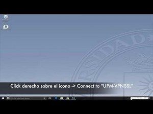 Conectarse a la VPN desde Windows