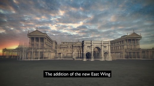 Watch as we recreate the Triumphal Arch at Buckingham Palace as it would have looked in Queen Victoria's reign. The arch, now known as Marble Arch, was the grand entrance to the Palace in George IV's time. https://bit.ly/3x9fNQx | Royal Collection Trust