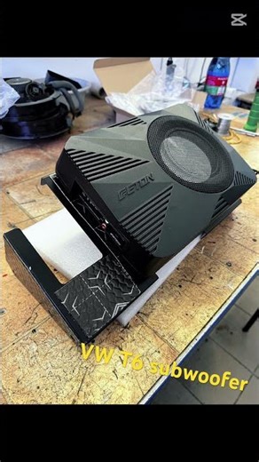 VW T6 subwoofer ETON & radio ZENEC