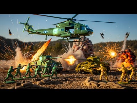 Army Men Stop Motion WWII – Operation Tin Cage Epic Prisoner Rescue Mission