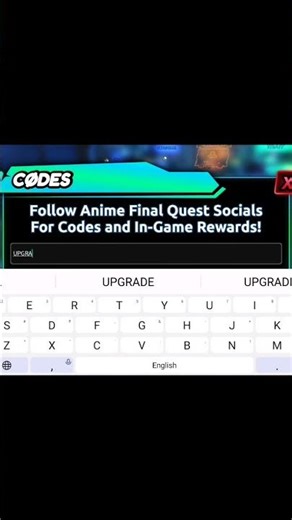 New Codes For Anime Final Quest Roblox Codes 2026 - New Anime Final Quest Codes