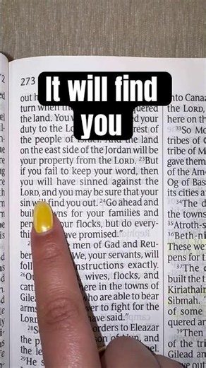 ❤️ Watch This Before It’s Too Late 👀 (Numbers 32:23)