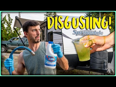 How to EASILY SANITIZE Your RV Water System with Bleach - Step By Step Guide