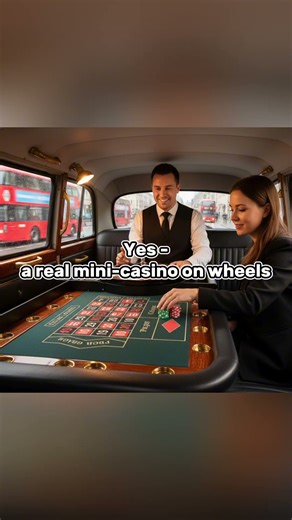 The World’s Smallest Casino - Inside a London Taxi #shorts
