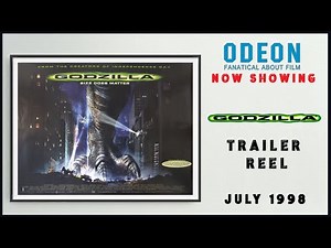 GODZILLA (July 1998 Odeon Cinema Trailer Reel) -- Home Cinema