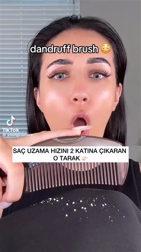 TUĞÇE AY on Instagram: "Kepek , kir , sebumu mekanik olarak uzaklaştıran bir tarak inanılmaz basit normal gibi görünen ama işlevi şok eden bir tarak işte. İlk gördüğüm de bu ne ne çir*kin bi tarak demiştim ama pişman oldum 😂 hayatımda kullandığım en işlevsel tarak kendisi 🙂‍↕️ #keşfet #trend #fyp #scalpcomb #scalphealth reklammarkagösterdim"