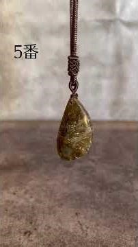 ラブラドライトネックレス✵ 長さ調節可能 紐製チェーン