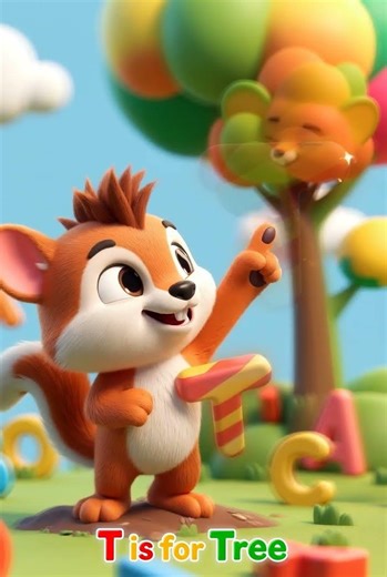 Learn Letter T | T for Tall Tree 🌳 | Preschool Learning Video