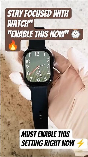 Want some peace? 🕒 Learn how to enable DND mode on your smartwatch in seconds! #SmartwatchTips"