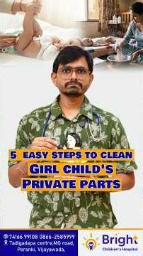 How to clean baby girl's private parts? how to bath a girl child? 5 steps to avoid infection / rash.