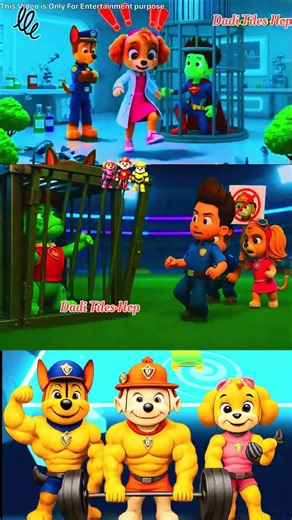 Paw Patrol Scary Chase 🆚 Ryder 🆚 Marshall Fun X Dance Cover | Tiles Hop _ #pawpatrol #shorts